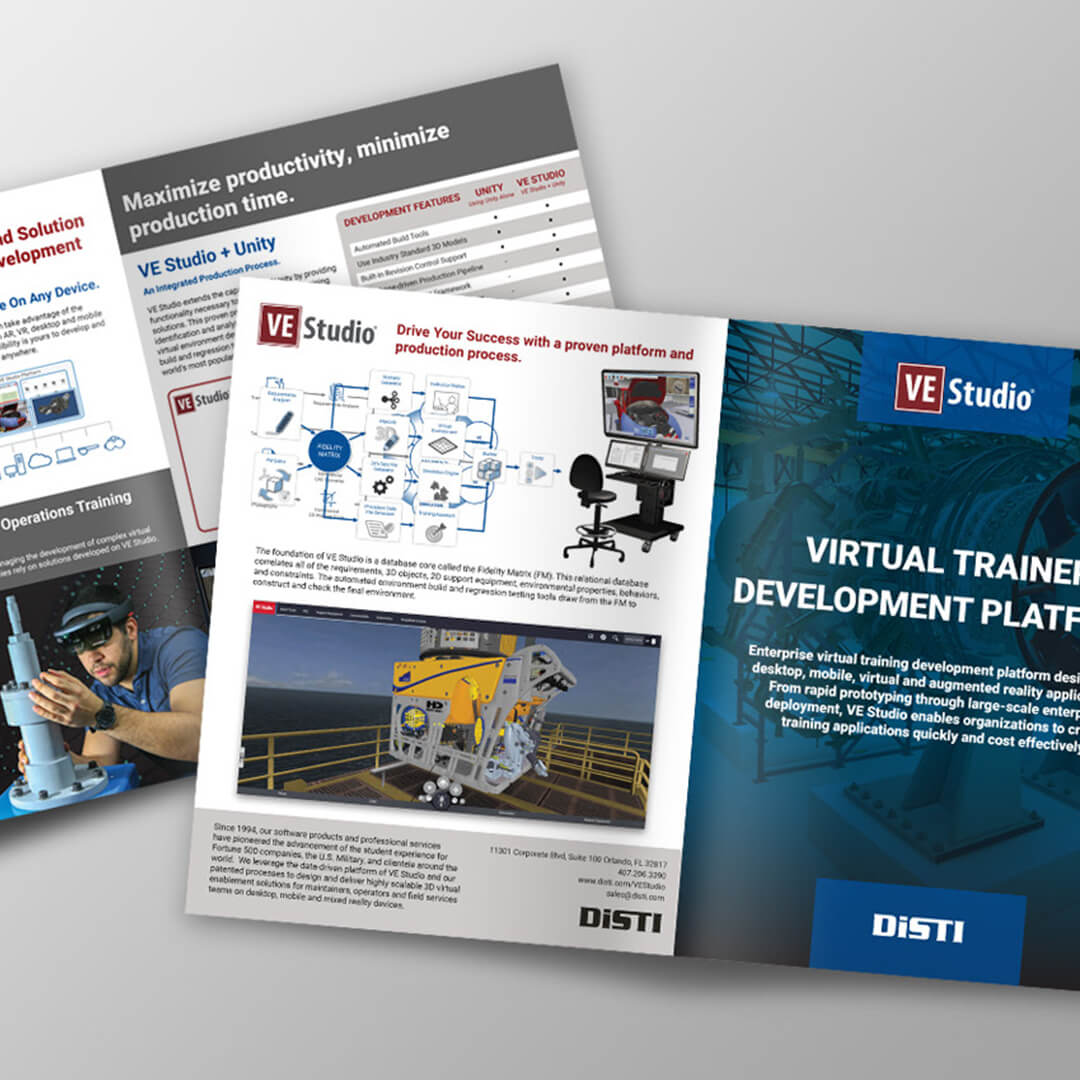 bi-fold brochure mockup
