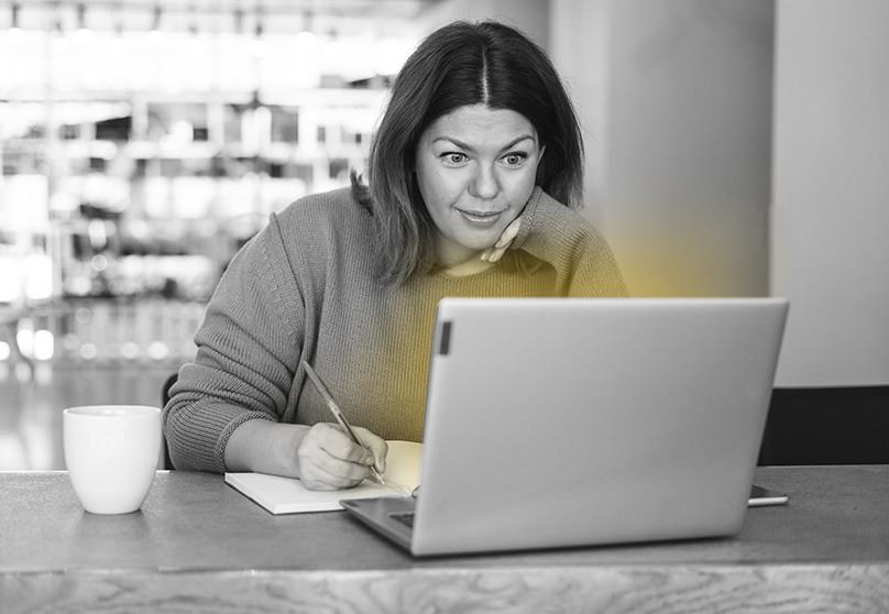 New business owner planning branding and marketing