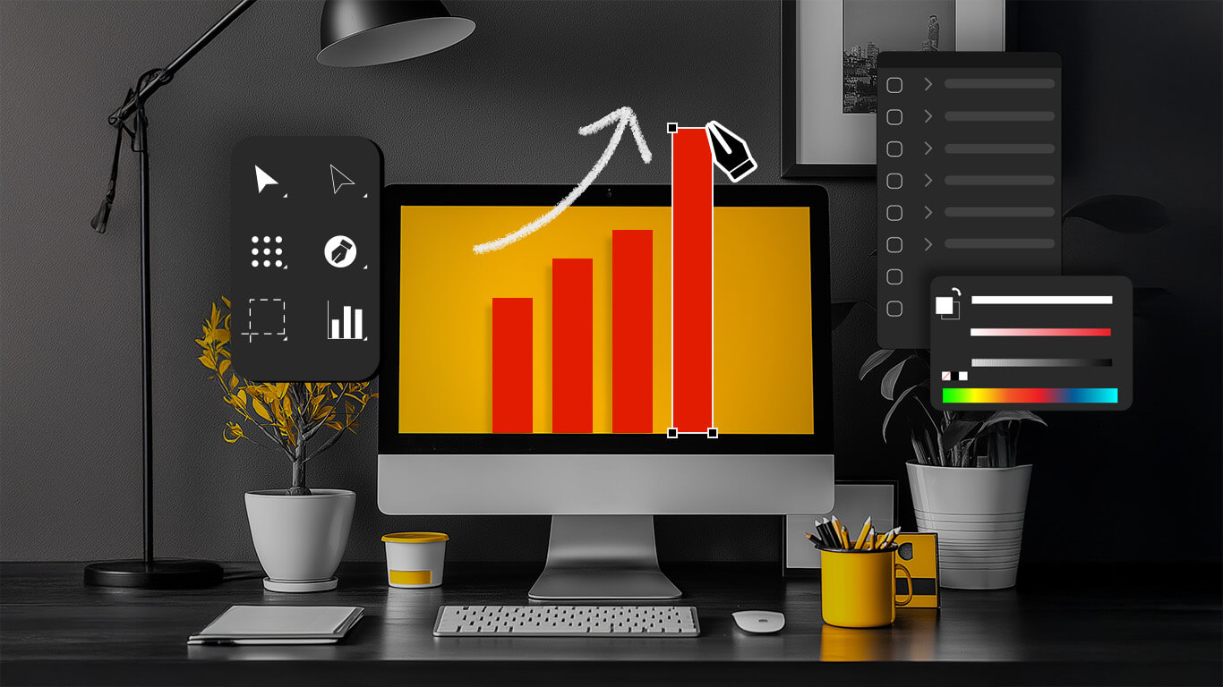 graphic design for business growth image