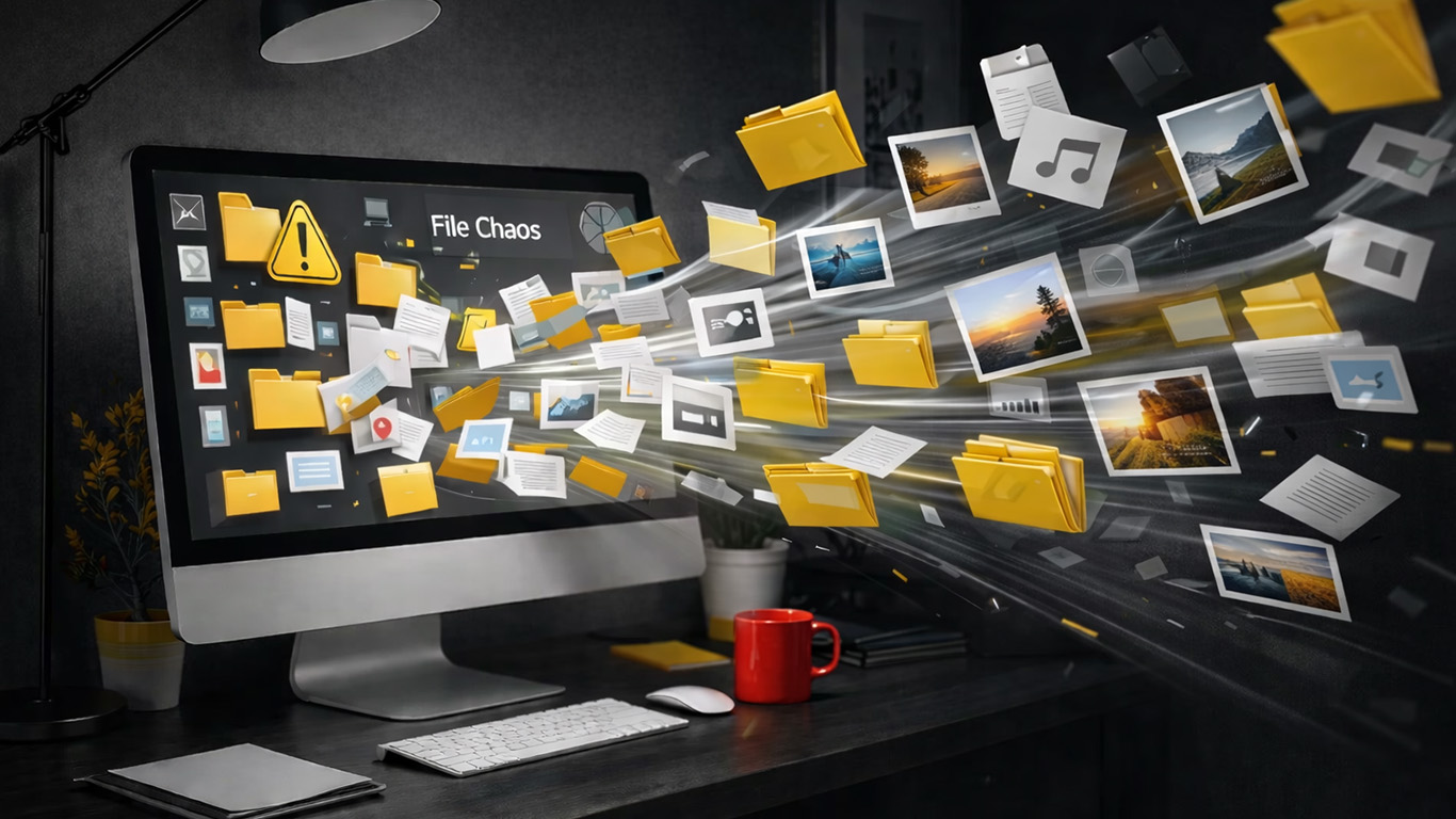 Digital asset management file chaos marketing team overwhelmed files disorganized